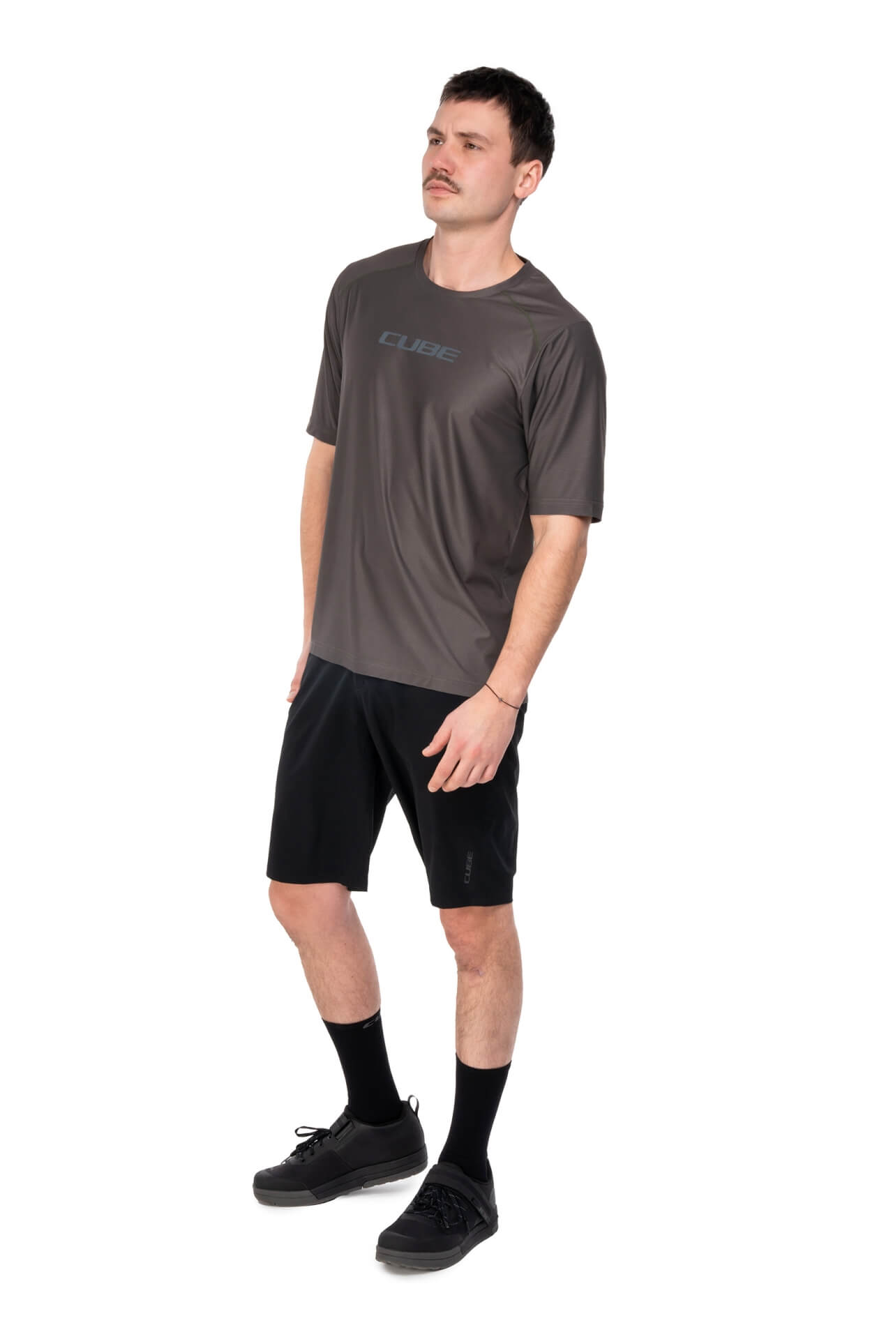 Spodenki rowerowe CUBE Trail Short CMPT black
